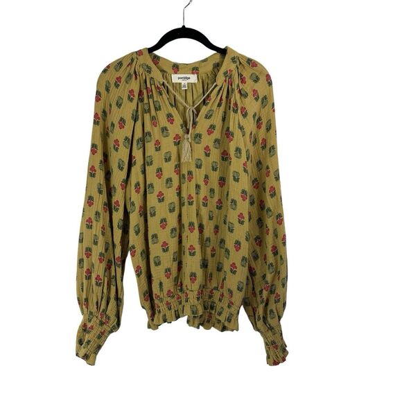 Tops - Anthropologie Porridge Women's Elisabeth Long Sleeve Blouse Yellow Size M